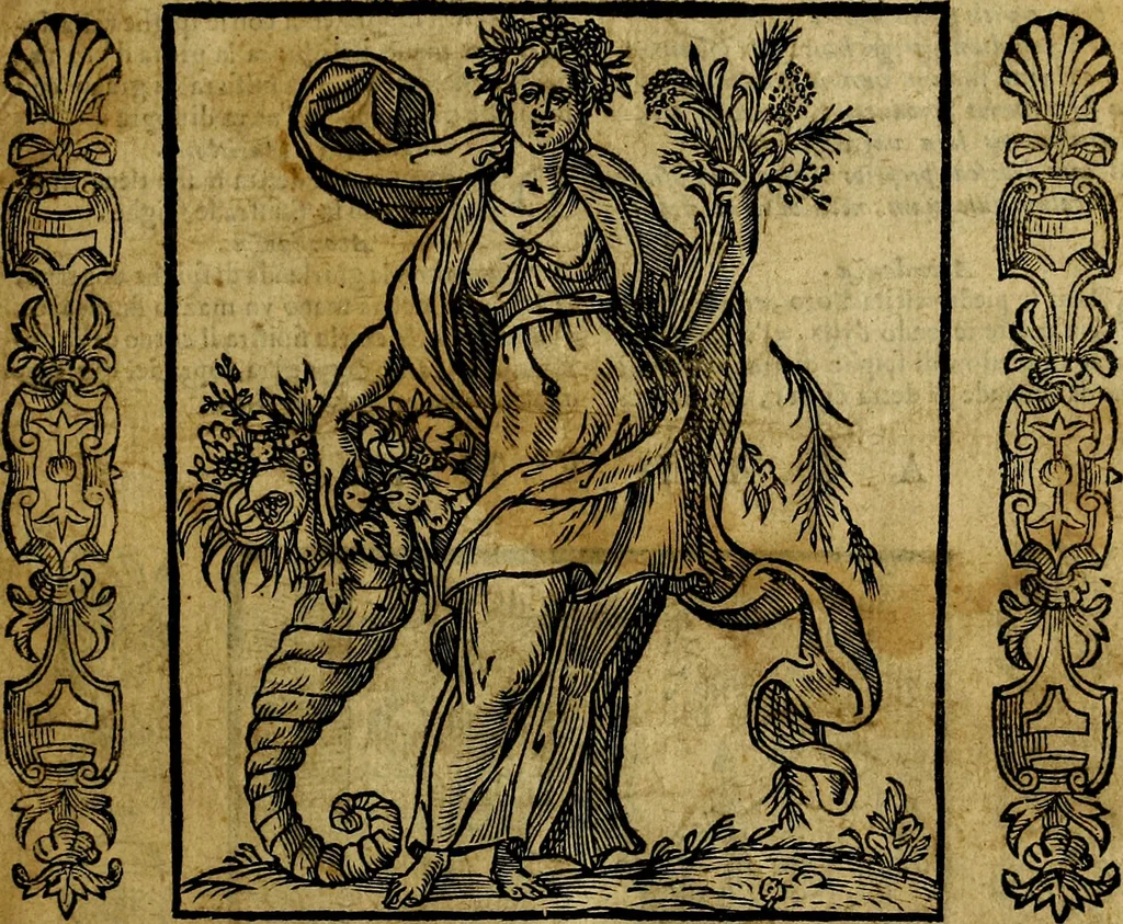 An illustration from Nova iconologia, 1618, leaf 12