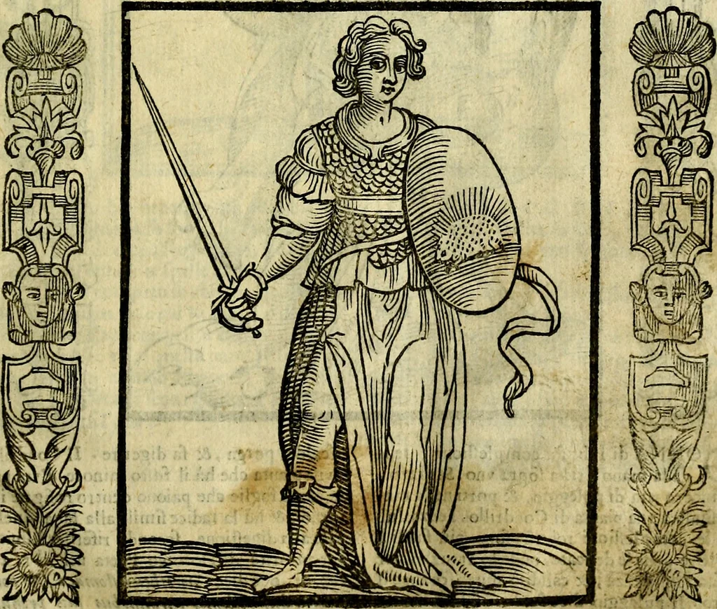 An illustration from Nova iconologia, 1618, leaf 148