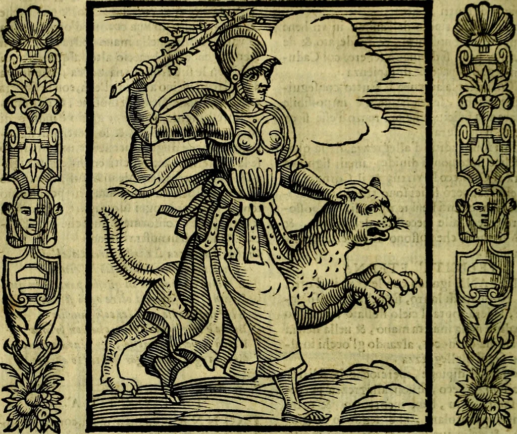 An illustration from Nova iconologia, 1618, leaf 195