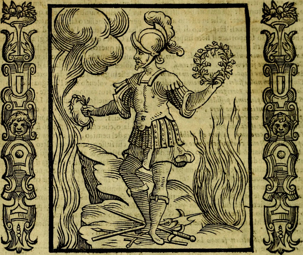 An illustration from Nova iconologia, 1618, leaf 37