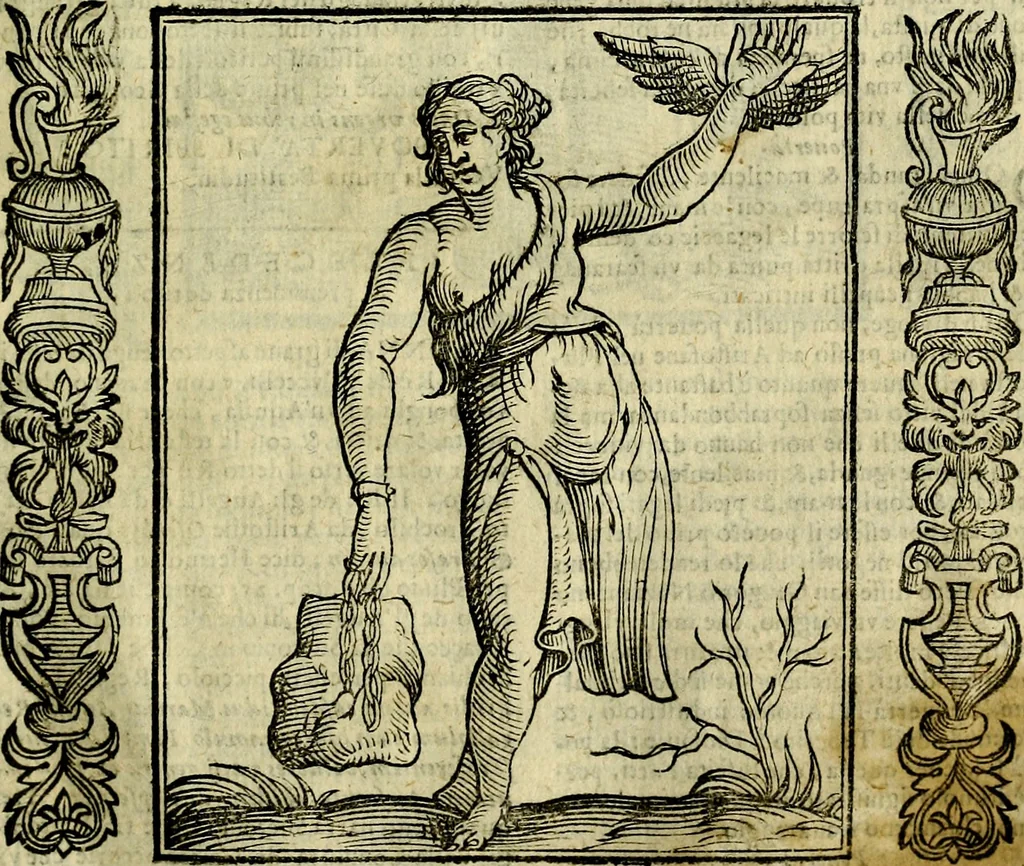 An illustration from Nova iconologia, 1618, leaf 432