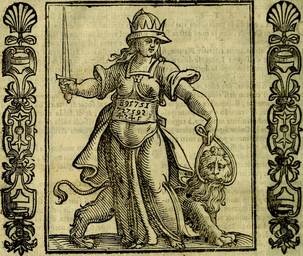 An illustration from Nova iconologia, 1618, leaf 449