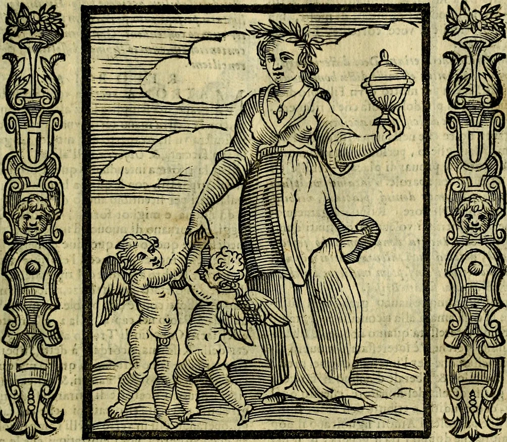 An illustration from Nova iconologia, 1618, leaf 458