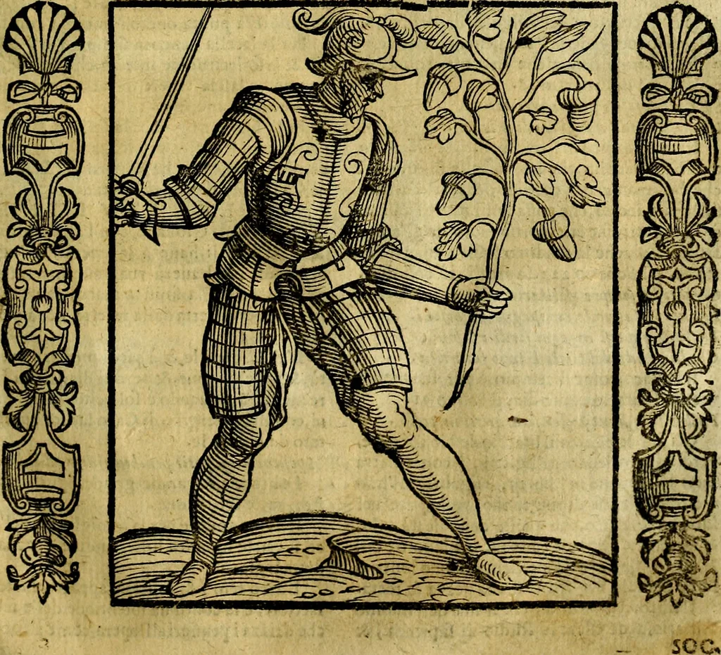 An illustration from Nova iconologia, 1618, leaf 492