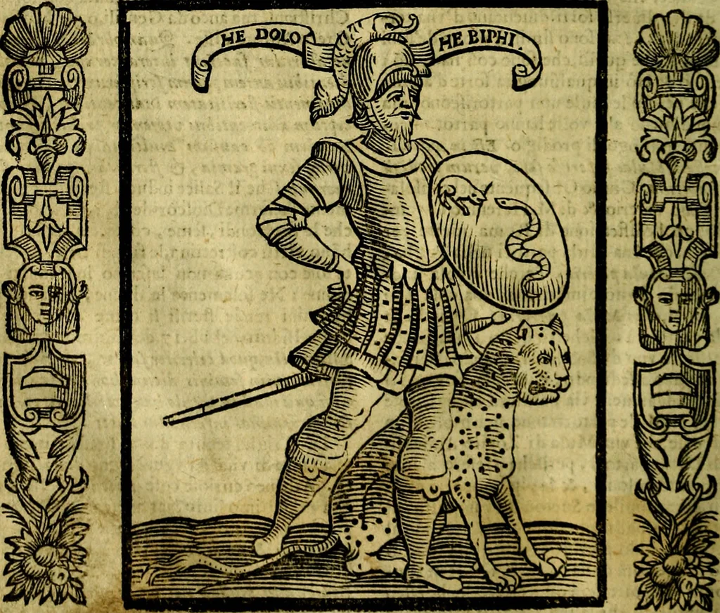 An illustration from Nova iconologia, 1618, leaf 517