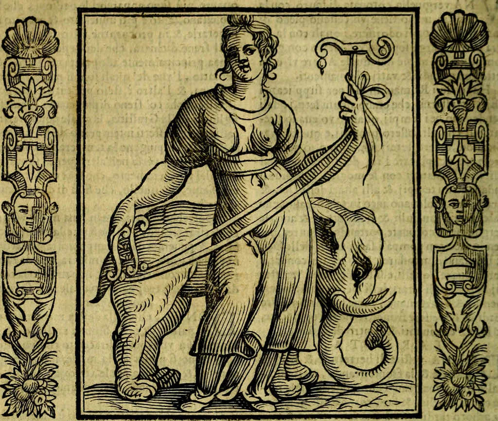 An illustration from Nova iconologia, 1618, leaf 533