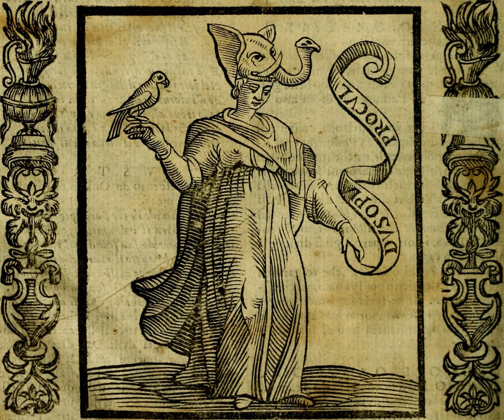 An illustration from Nova iconologia, 1618, leaf 567