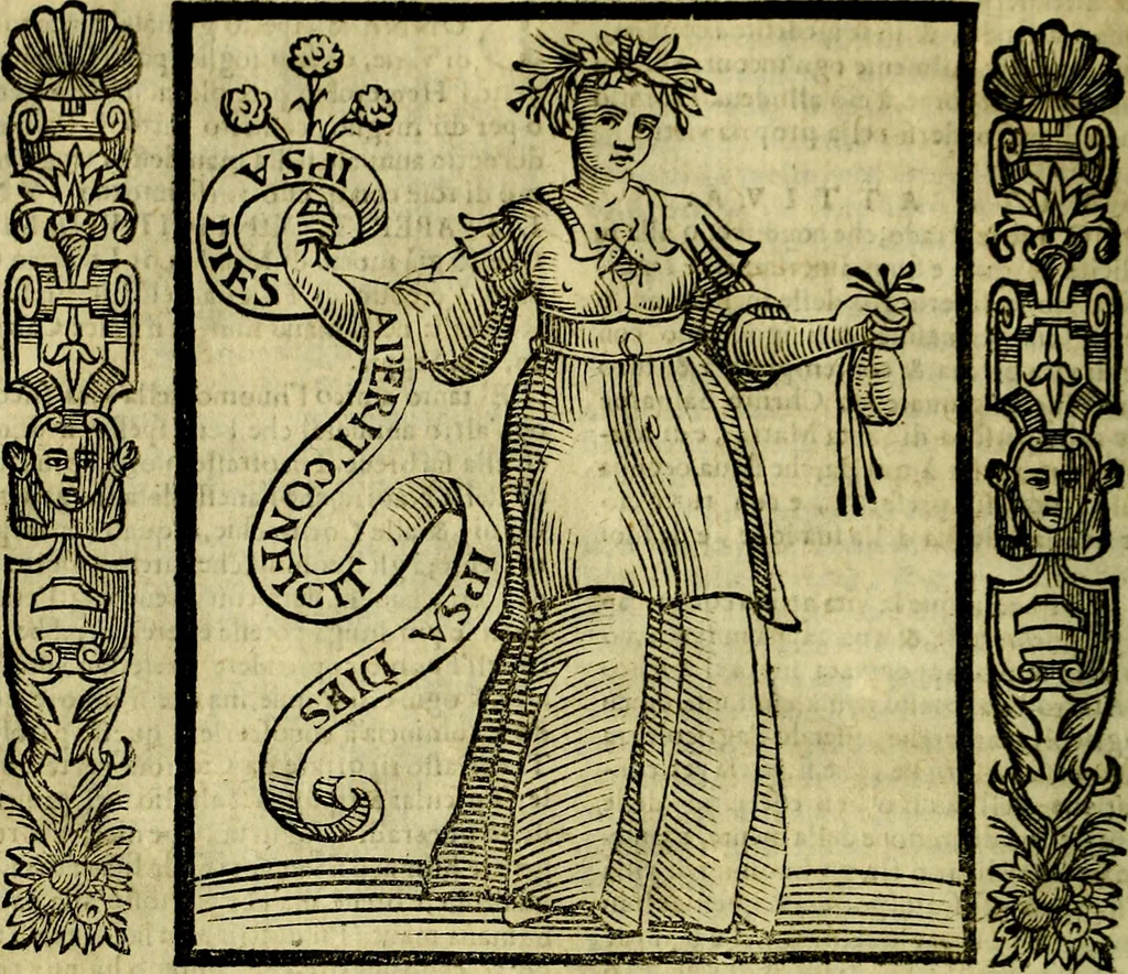 An illustration from Nova iconologia, 1618, leaf 583