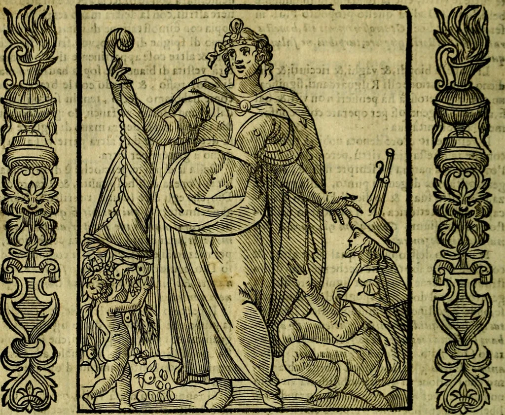 An illustration from Nova iconologia, 1618, leaf 615