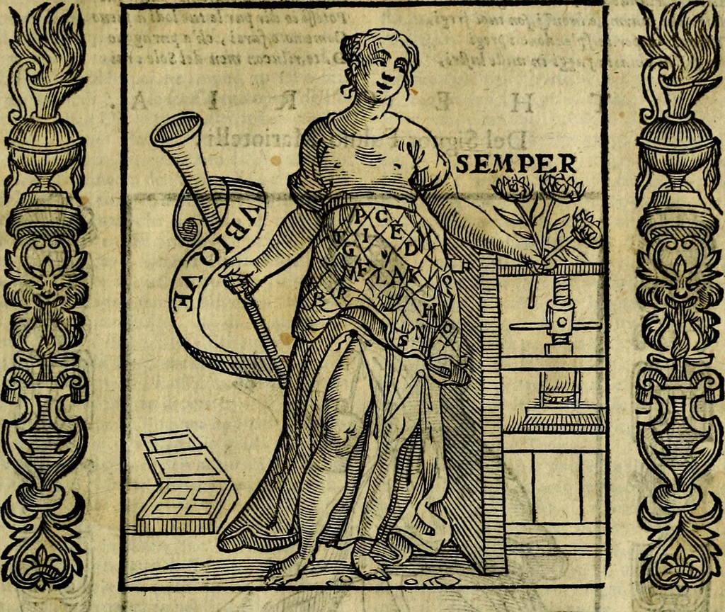 An illustration from Nova iconologia, 1618, leaf 644