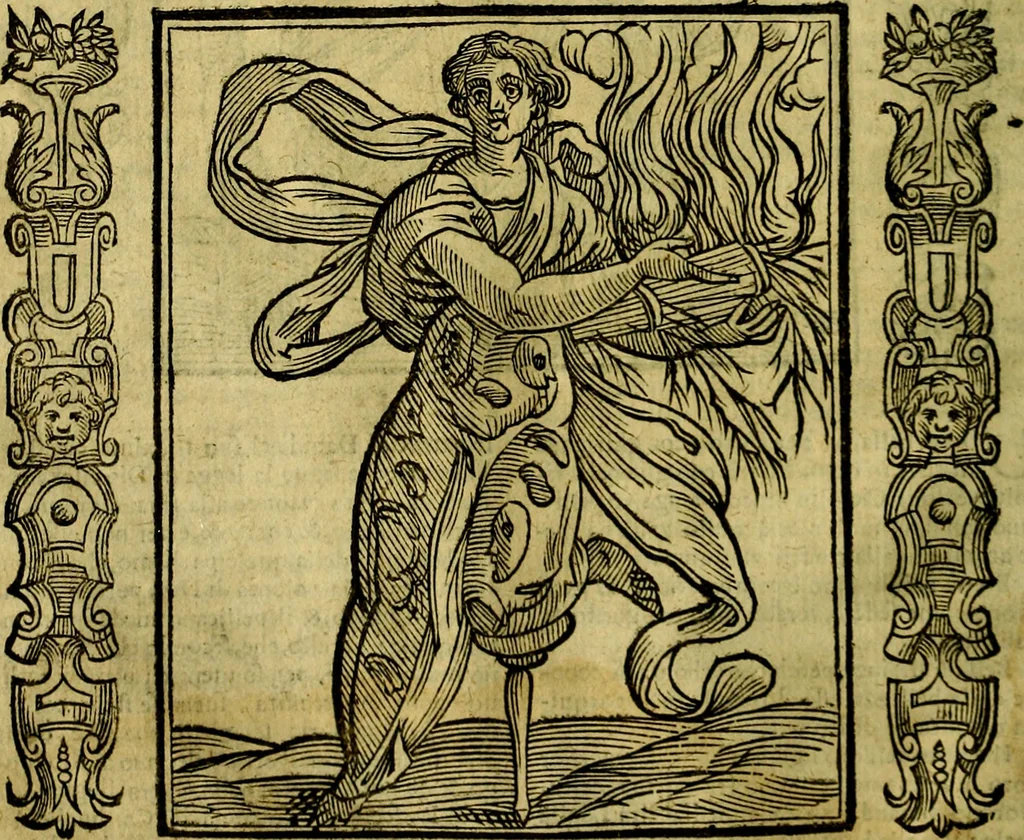 An illustration from Nova iconologia, 1618, leaf 73