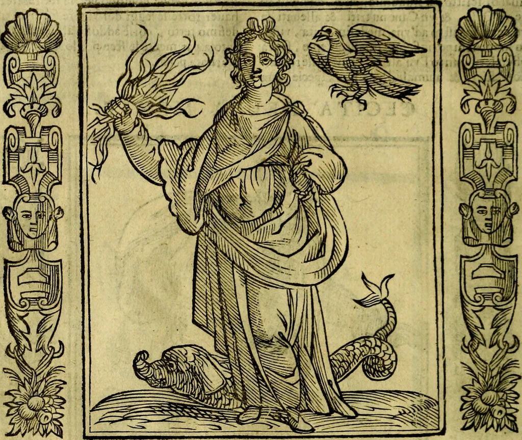 An illustration from Nova iconologia, 1618, leaf 91
