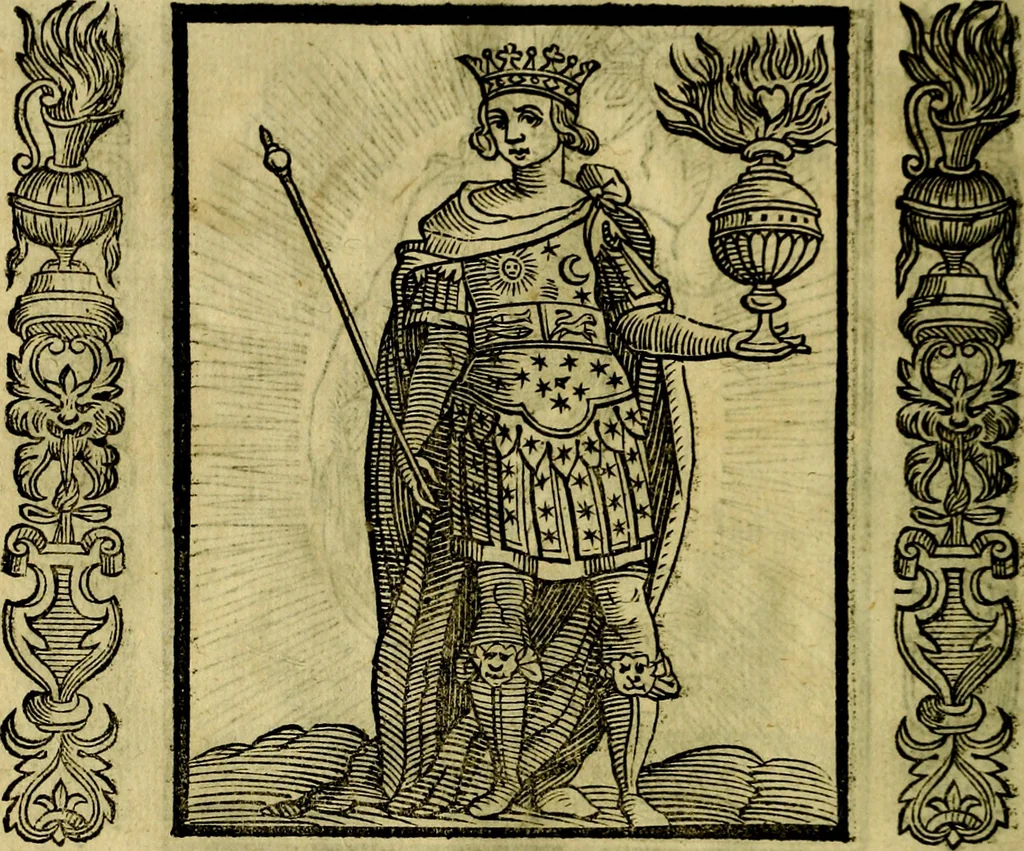 An illustration from Nova iconologia, 1618, leaf 93