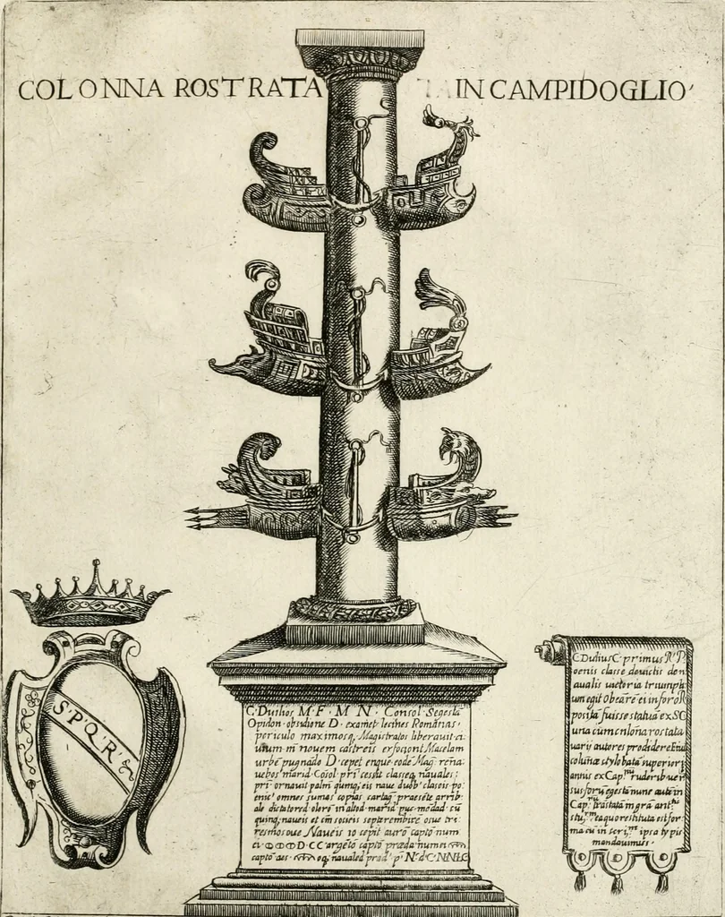 An illustration from Nova racolta degl'obelischi et colonne antiche, dellalma Citta di Roma con le sve dichiaratione, 1655, leaf 18