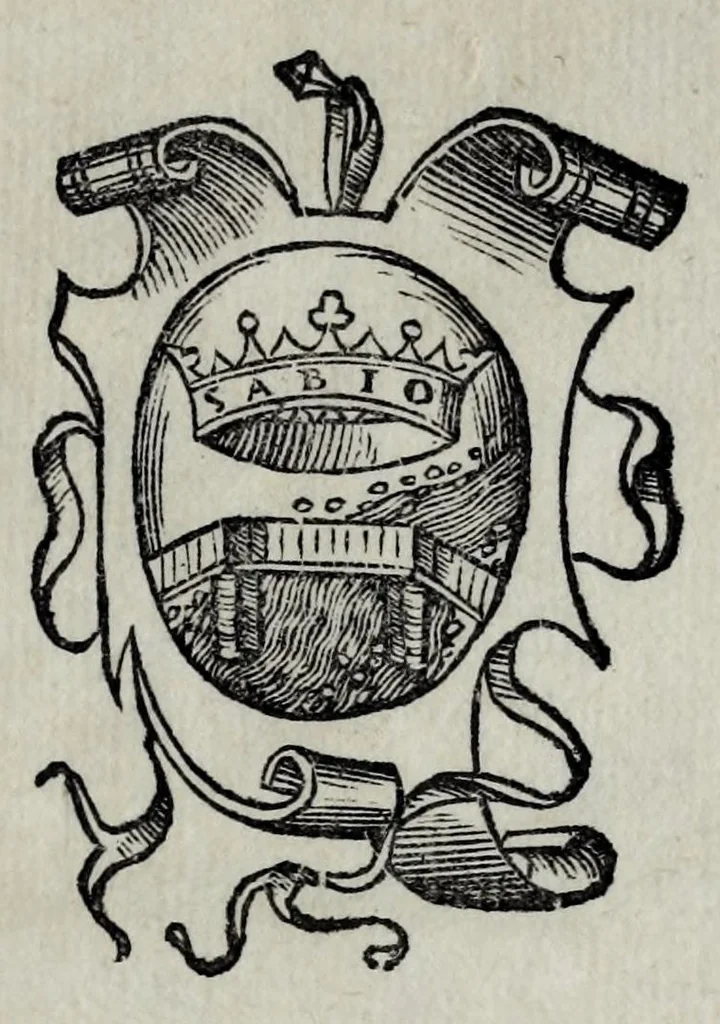 An illustration from Nova scientia inventa da Nicolo Tartalea b, 1537, leaf 103