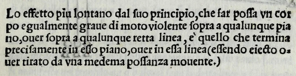 An illustration from Nova scientia inventa da Nicolo Tartalea b, 1537, leaf 47