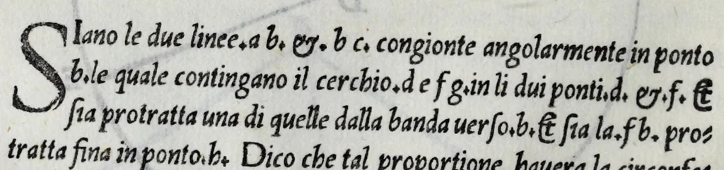 An illustration from Nova scientia inventa da Nicolo Tartalea b, 1537, leaf 54
