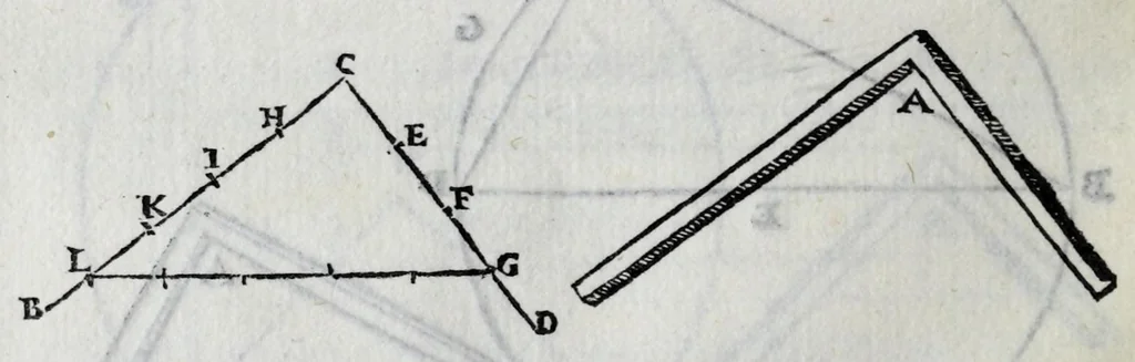 An illustration from Nova scientia inventa da Nicolo Tartalea b, 1537, leaf 78