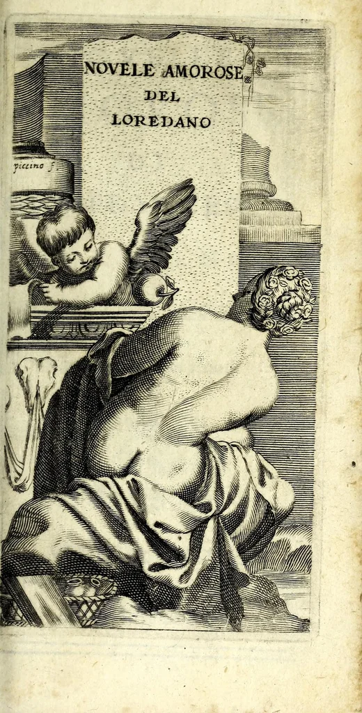 An illustration from Novelle amorose, 1656, leaf 3