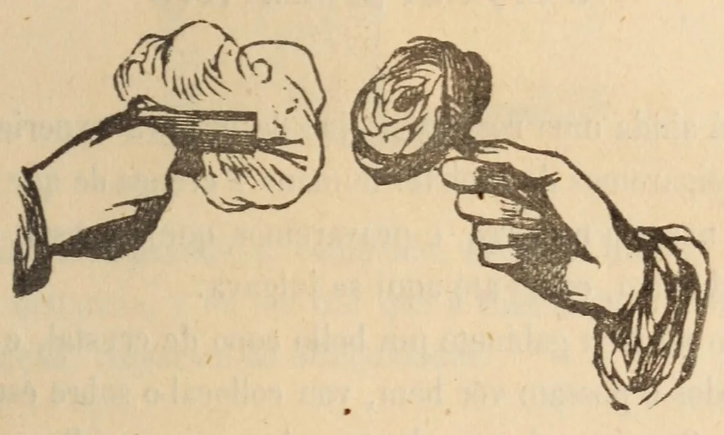 An illustration from Novo manual do prestigiador, 1870, leaf 123