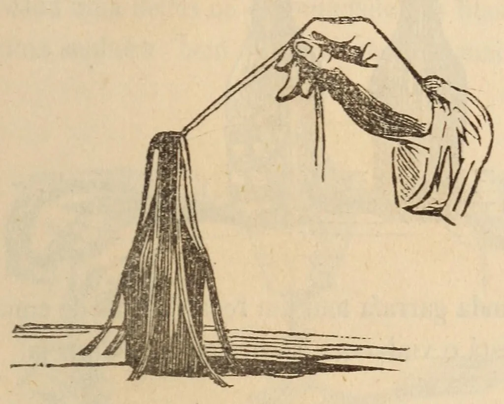An illustration from Novo manual do prestigiador, 1870, leaf 131