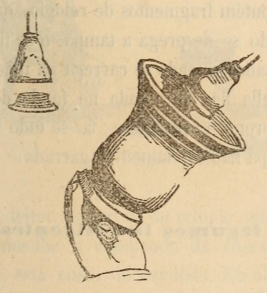 An illustration from Novo manual do prestigiador, 1870, leaf 91