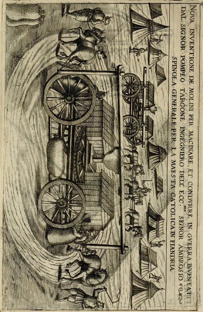 An illustration from Novo teatro di machine et edificii per uarie et sicure operationi : co[n] le loro figure tagliate in rame é la dichiaratione, e dimostratione di ciascuna : opera necesaria ad architetti, e a quelli, ch[e] di tale studio si dilettano, 1607, leaf 103