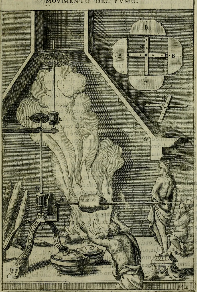 An illustration from Novo teatro di machine et edificii per uarie et sicure operationi : co[n] le loro figure tagliate in rame é la dichiaratione, e dimostratione di ciascuna : opera necesaria ad architetti, e a quelli, ch[e] di tale studio si dilettano, 1607, leaf 108