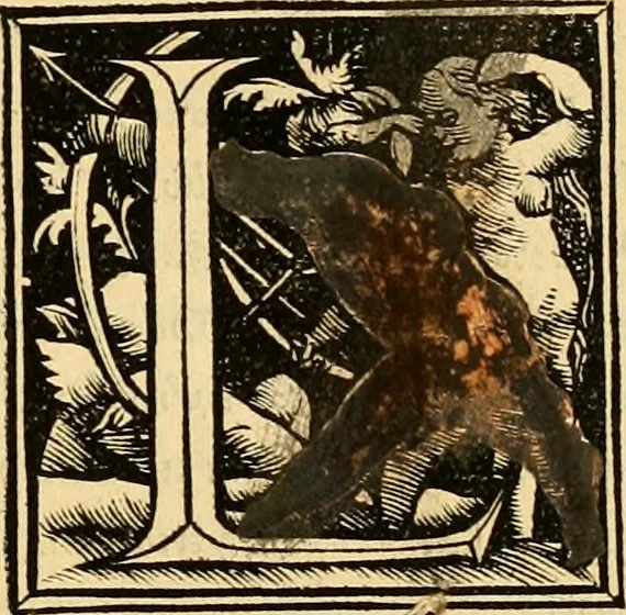 An illustration from Novum Testamentum omne, multo quàm antehac diligentius ab Erasmo Roterodamo recognitu, emedatum ac translatum ... : uná cu annotationibus recognitis, ac magna accessione locupletatis ..., 1519, leaf 124