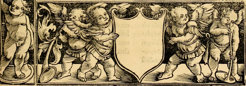 An illustration from Novum Testamentum omne, multo quàm antehac diligentius ab Erasmo Roterodamo recognitu, emedatum ac translatum ... : uná cu annotationibus recognitis, ac magna accessione locupletatis ..., 1519, leaf 194