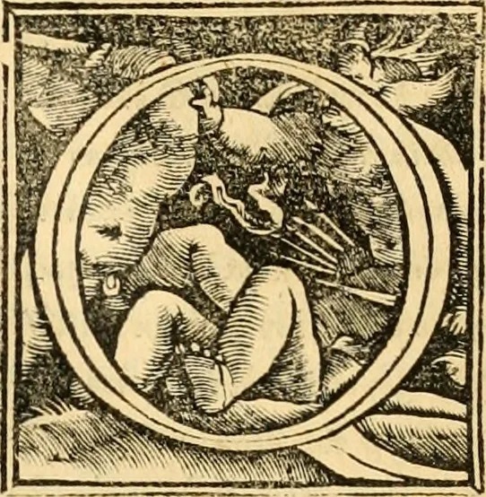 An illustration from Novum Testamentum omne, multo quàm antehac diligentius ab Erasmo Roterodamo recognitu, emedatum ac translatum ... : uná cu annotationibus recognitis, ac magna accessione locupletatis ..., 1519, leaf 238