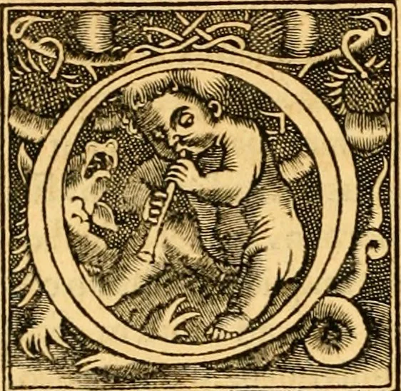 An illustration from Novum Testamentum omne, multo quàm antehac diligentius ab Erasmo Roterodamo recognitu, emedatum ac translatum ... : uná cu annotationibus recognitis, ac magna accessione locupletatis ..., 1519, leaf 647