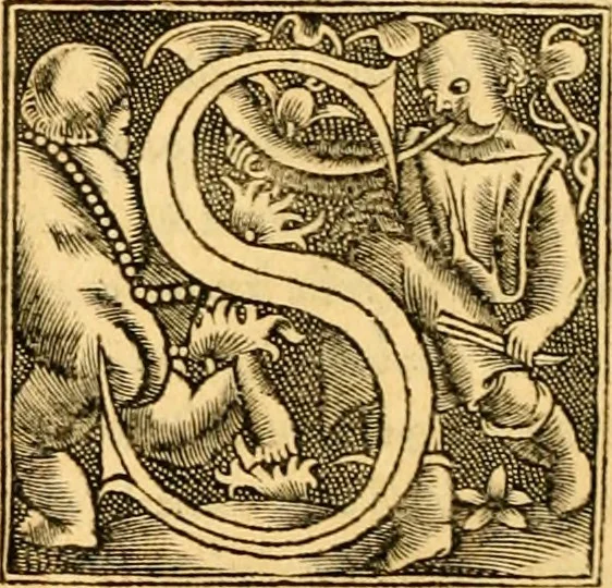 An illustration from Novum Testamentum omne, multo quàm antehac diligentius ab Erasmo Roterodamo recognitu, emedatum ac translatum ... : uná cu annotationibus recognitis, ac magna accessione locupletatis ..., 1519, leaf 647