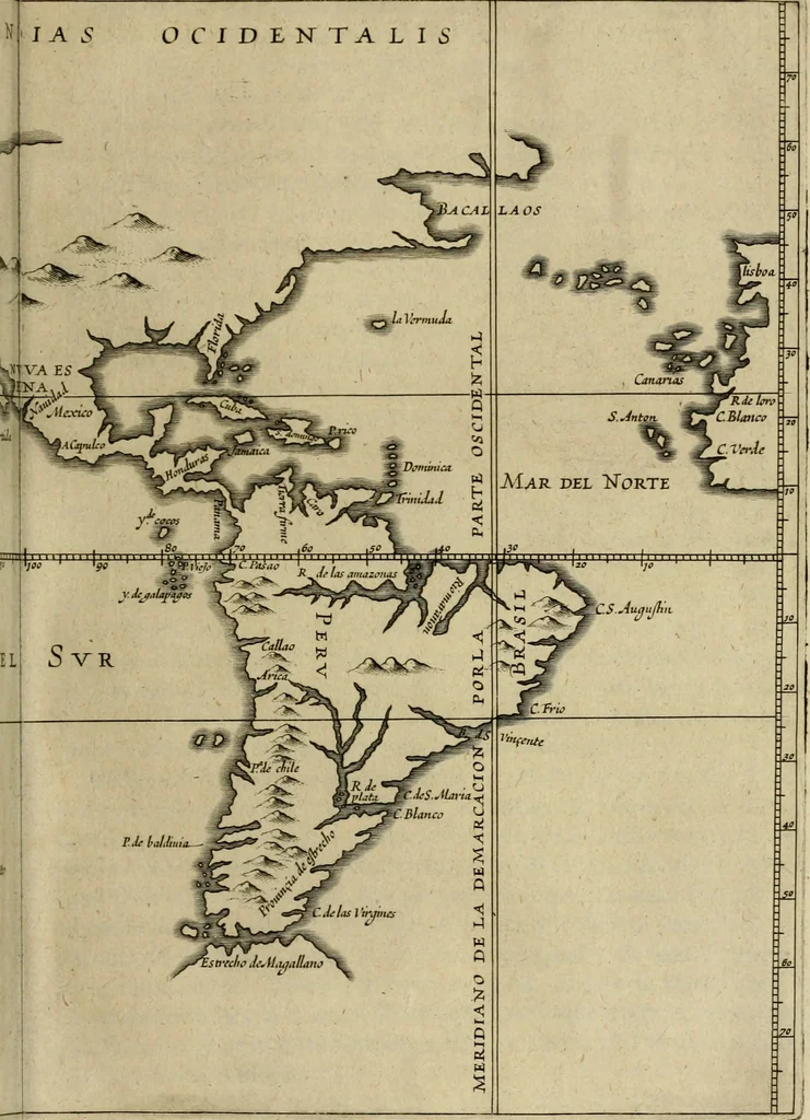 An illustration from Novus Orbis, sive, Descriptio Indiae Occidentalis, 1622, leaf 32