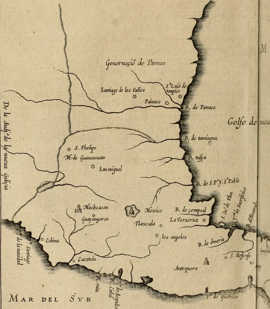 An illustration from Novus Orbis, sive, Descriptio Indiae Occidentalis, 1622, leaf 49
