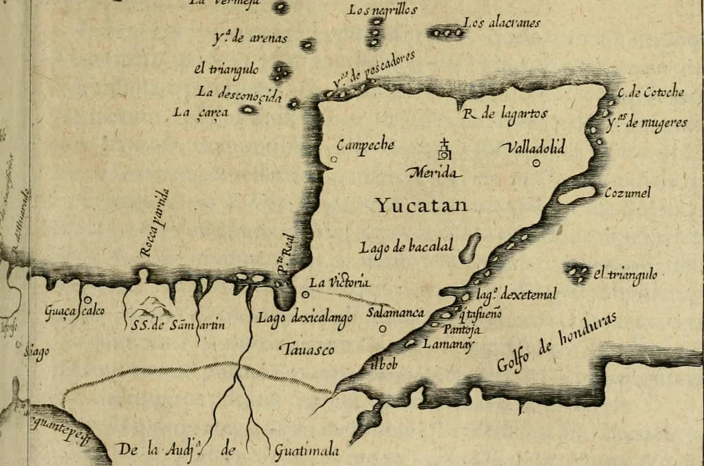 An illustration from Novus Orbis, sive, Descriptio Indiae Occidentalis, 1622, leaf 50