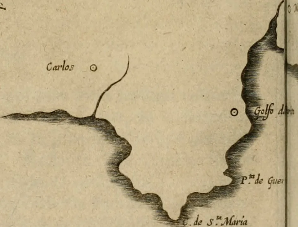 An illustration from Novus Orbis, sive, Descriptio Indiae Occidentalis, 1622, leaf 77