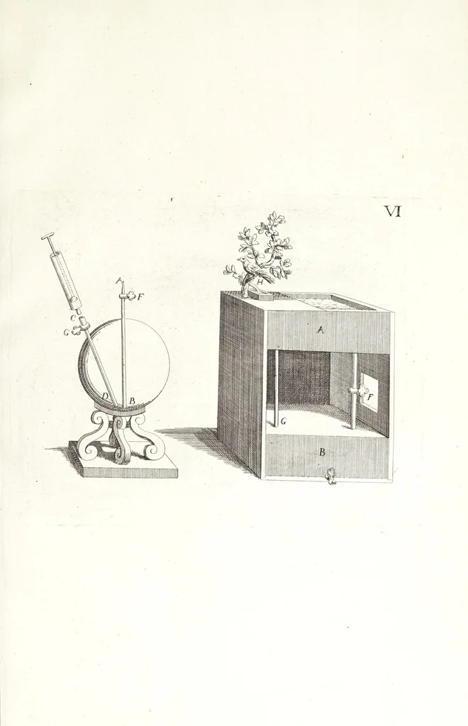 An illustration from Novvelle invention de lever l'eav plvs havlt que sa source : auec quelques machines mouantes par le moyen de l'eau et vn discours de la conduite d'ycelle, 1644, leaf 51