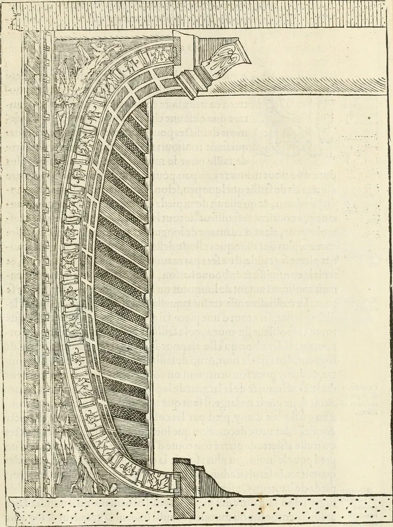 An illustration from Novvelles inventions povr bien bastir et a petits fraiz, 1561, leaf 106