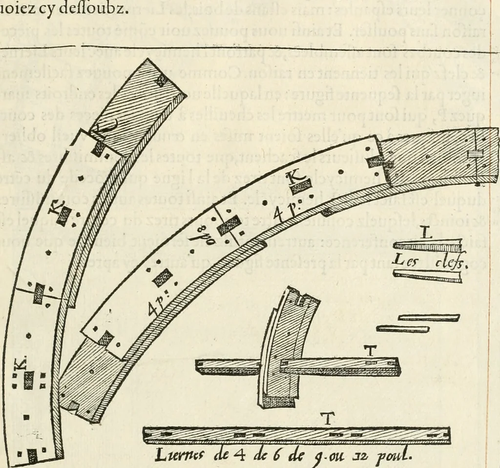 An illustration from Novvelles inventions povr bien bastir et a petits fraiz, 1561, leaf 32