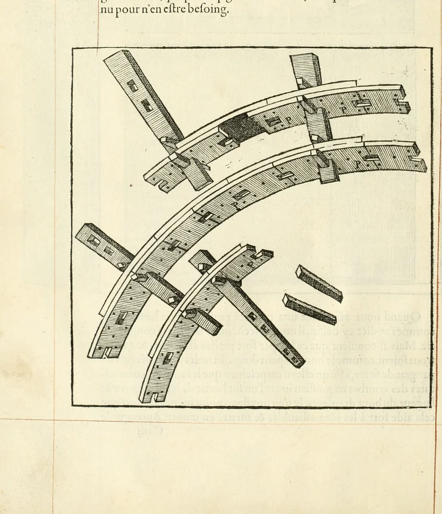 An illustration from Novvelles inventions povr bien bastir et a petits fraiz, 1561, leaf 35