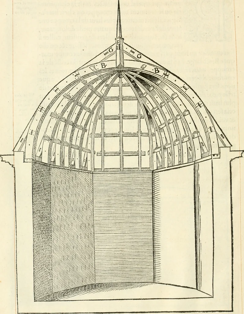 An illustration from Novvelles inventions povr bien bastir et a petits fraiz, 1561, leaf 47