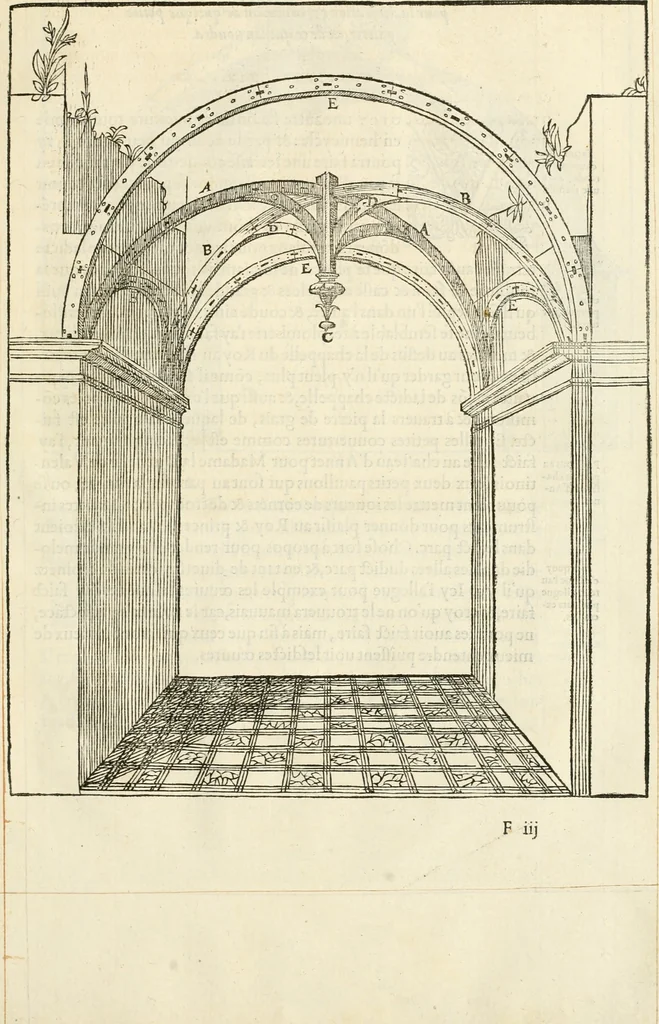 An illustration from Novvelles inventions povr bien bastir et a petits fraiz, 1561, leaf 68