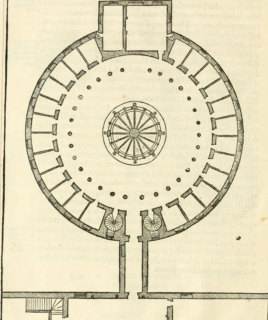 An illustration from Novvelles inventions povr bien bastir et a petits fraiz, 1561, leaf 79