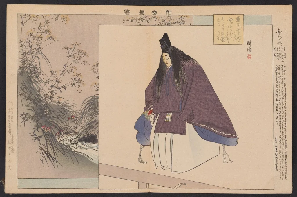 An illustration from Nōgaku zue. Ichi, 1897, leaf 15