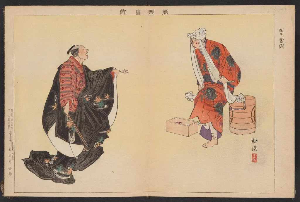 An illustration from Nōgaku zue. Ichi, 1897, leaf 22