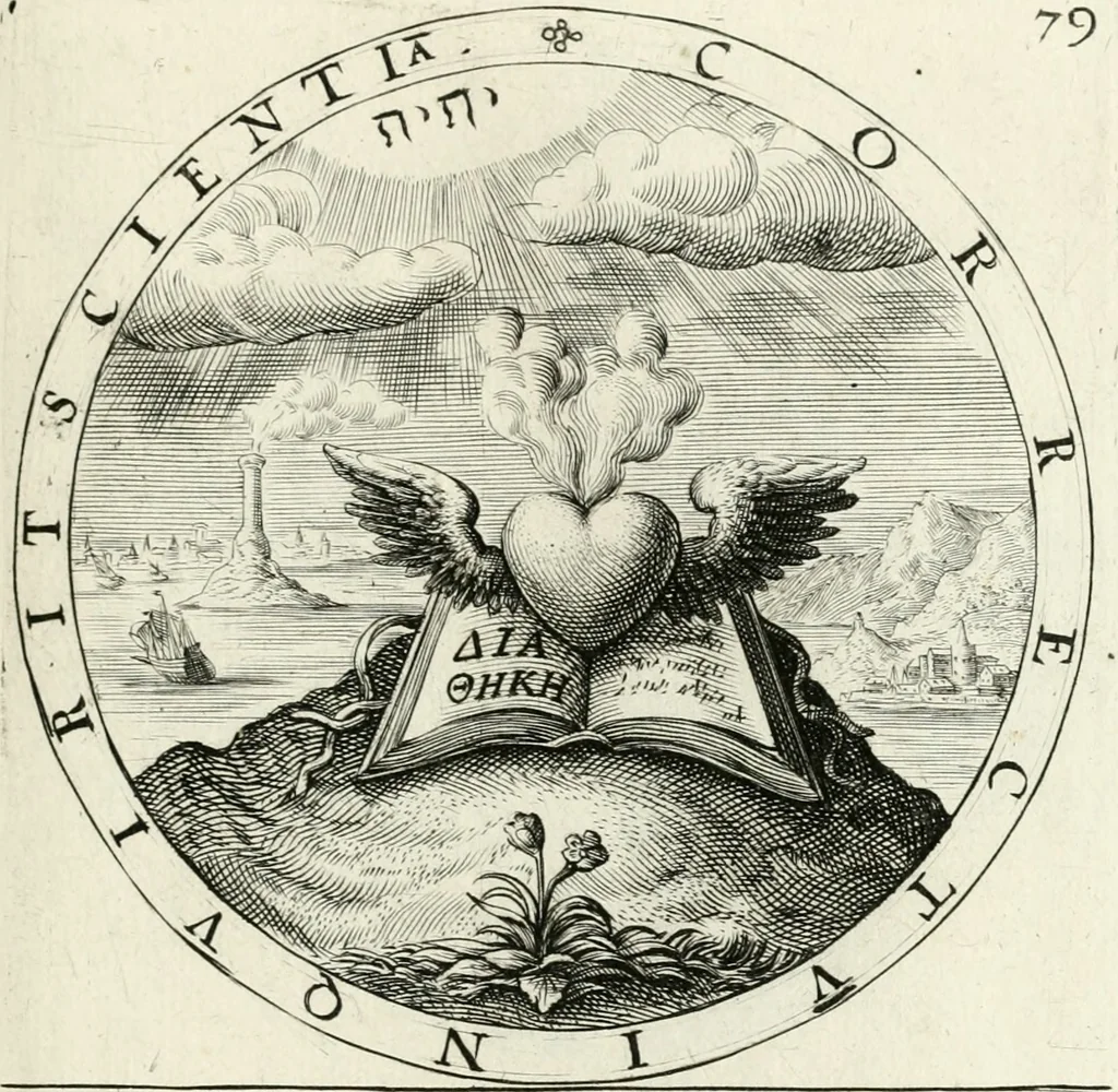 An illustration from Nucleus emblematum selectissimorum : quae Itali vulgo impresas vocant : priuata industria, studio singulari, vndiq[ue] conquisitus, non paucis venustis inuentionibus auctus, additis carminib[us] illustratus, 1611, leaf 210