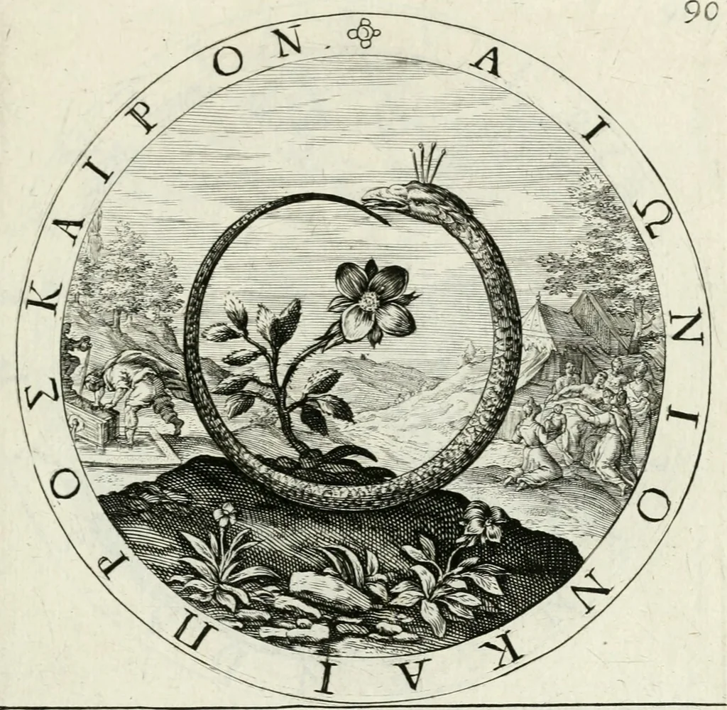 An illustration from Nucleus emblematum selectissimorum : quae Itali vulgo impresas vocant : priuata industria, studio singulari, vndiq[ue] conquisitus, non paucis venustis inuentionibus auctus, additis carminib[us] illustratus, 1611, leaf 232