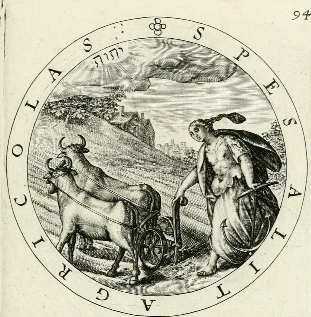 An illustration from Nucleus emblematum selectissimorum : quae Itali vulgo impresas vocant : priuata industria, studio singulari, vndiq[ue] conquisitus, non paucis venustis inuentionibus auctus, additis carminib[us] illustratus, 1611, leaf 240