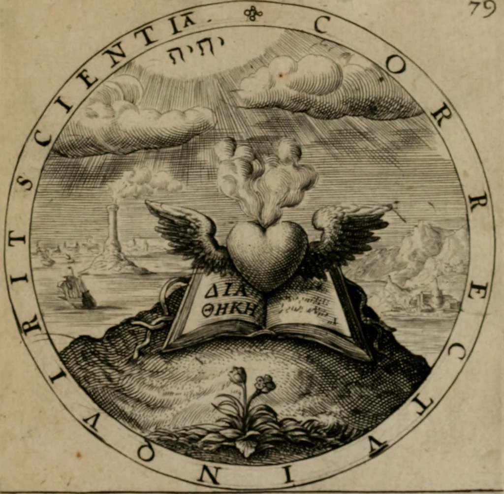 An illustration from Nucleus emblematum selectissimorum : quae Itali vulgo impresas vocant priuata industria studio singulari, vndiq[e] conquisitus, non paucis venustis inuentionibus auctus, additis carminib[us] illustratus, 1611, leaf 170